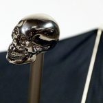 Guy de Jean Tête de Mort nickelée pliant