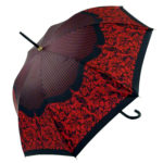 Guy de Jean "Brocart" noir et rouge